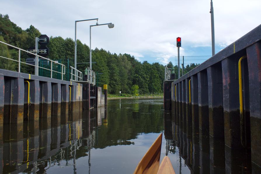 in der Schleuse Zaaren