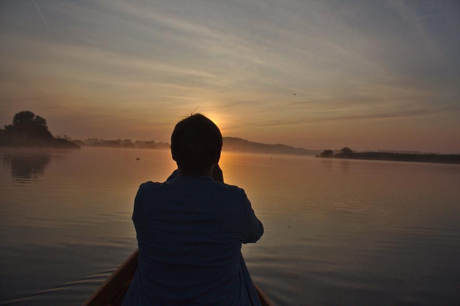 Sonnenaufgang über dem Lanker See