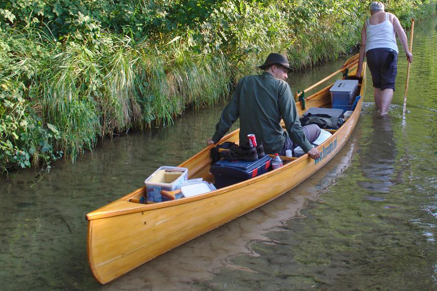 Treideln in der Schwaanhavel