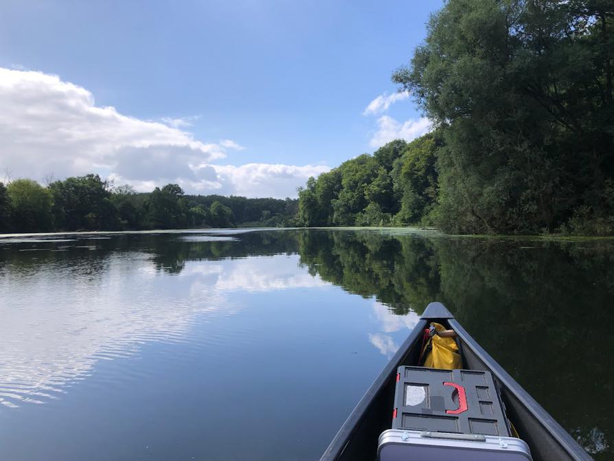 Start auf dem Rosensee