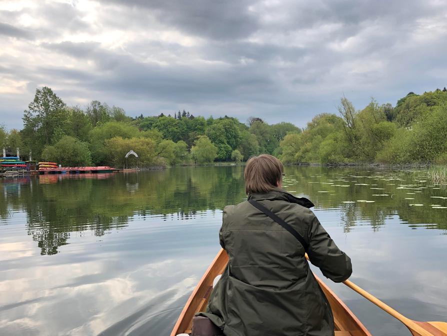 auf dem Kirchsee in Preetz