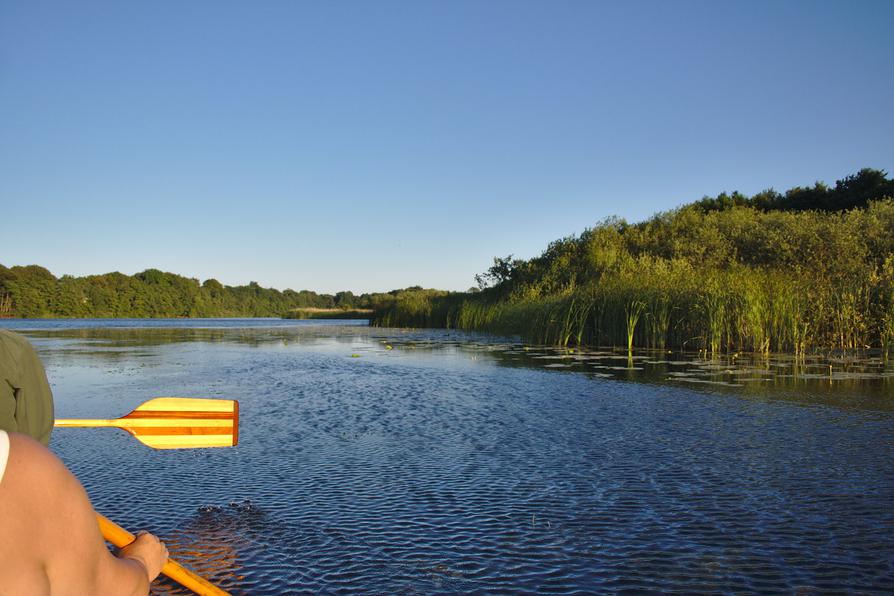 auf dem Fuhlensee am Abend