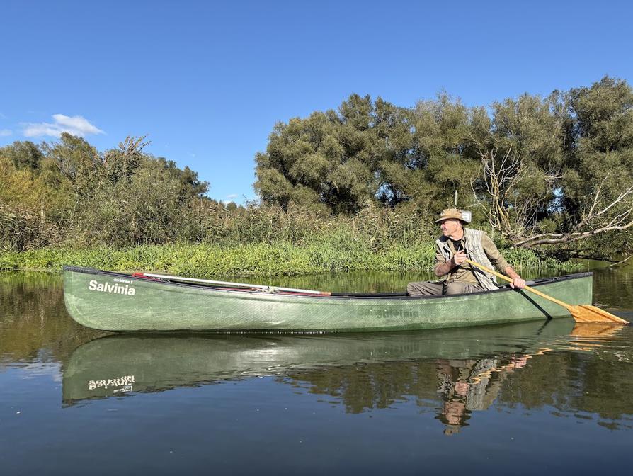 FlussInfo auf der Peene