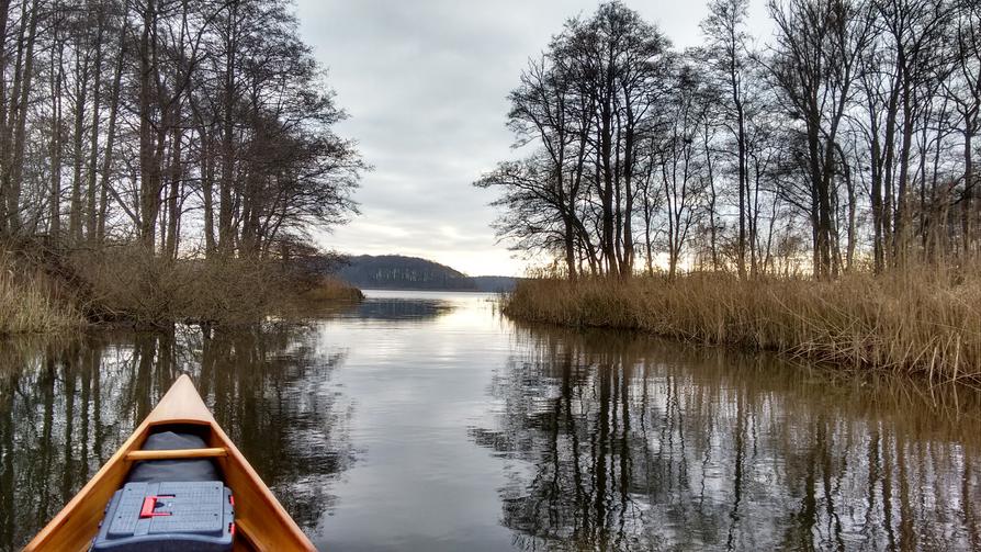 die Eider, Blick auf den Westensee