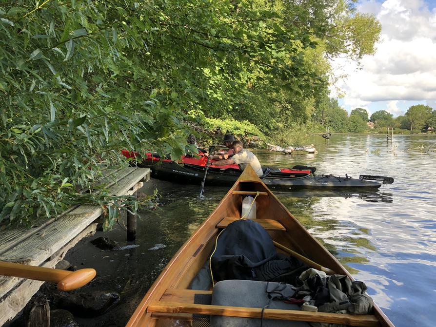 Pause auf dem Langen Warder