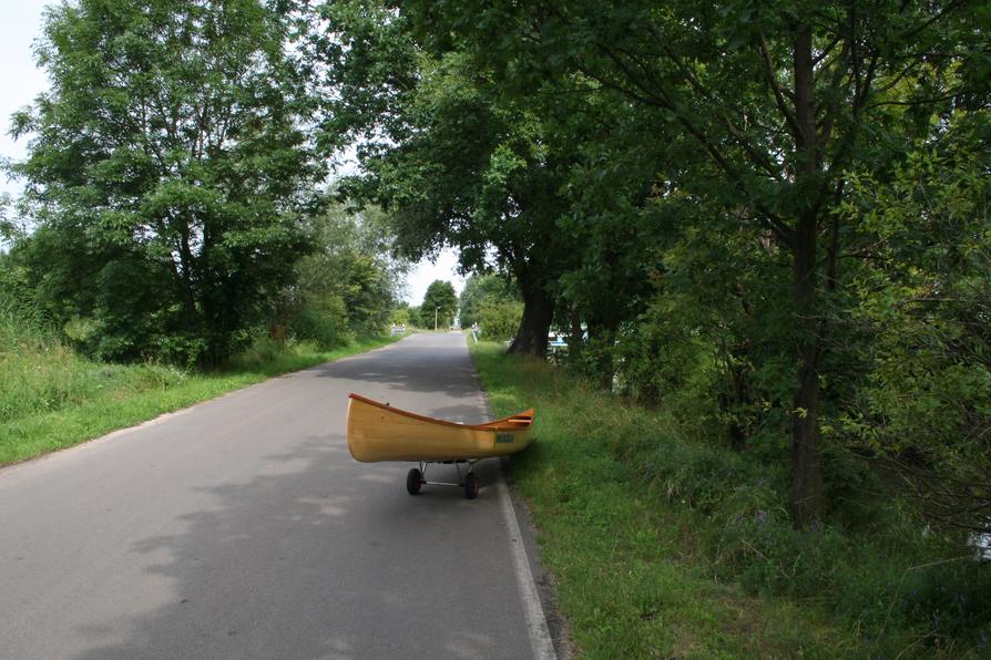 Wehr umfahren am Letschiner Hauptgraben