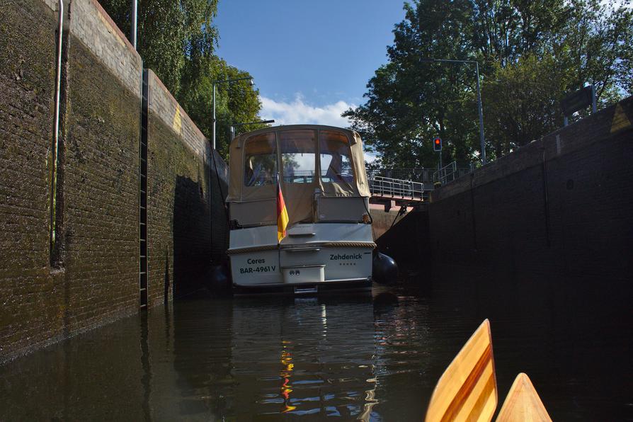 in der Schleuse Zehdenick in der Schleuse Zehdenick