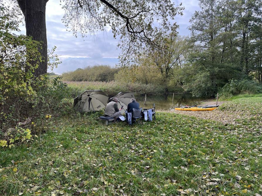 Picknick mit Faltmöbeln