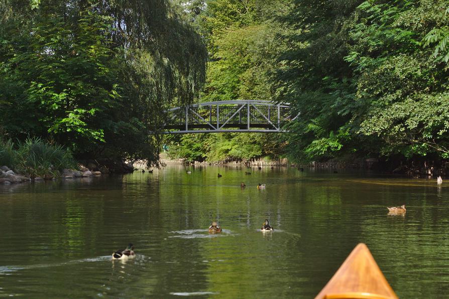 Wanderwegbrücke in Preetz Wanderwegbrücke in Preetz