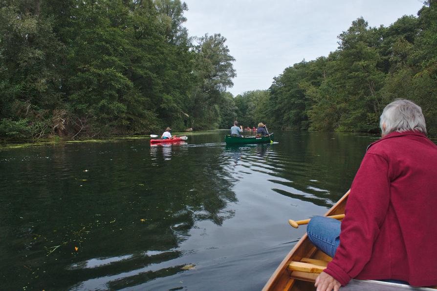 Wasserwanderer auf der Wakenitz