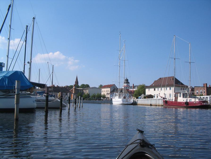 Die Uecker in Ueckermünde