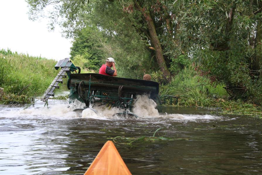 Krautboot in Aktion