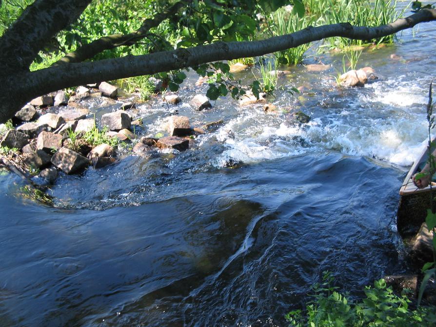 schmal, aber viel Wasser