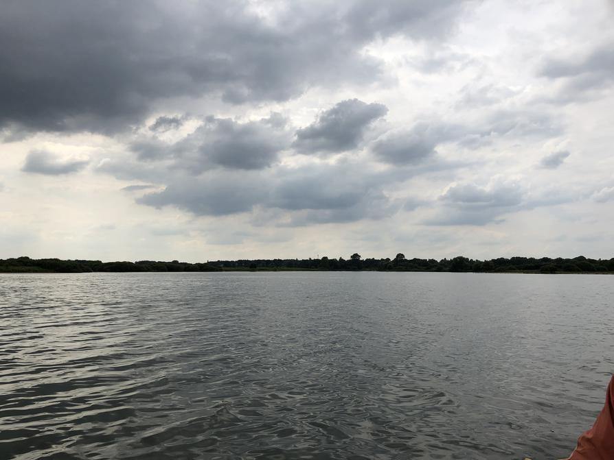 Quellbewölkung über dem Lanker See bei Preetz