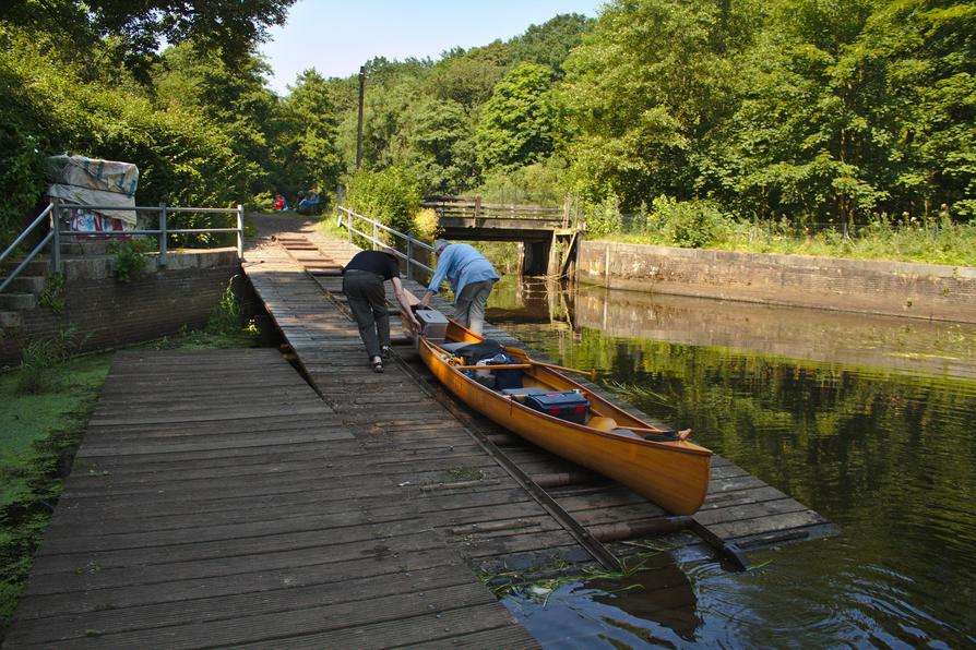 an der Schleuse Mellingburg