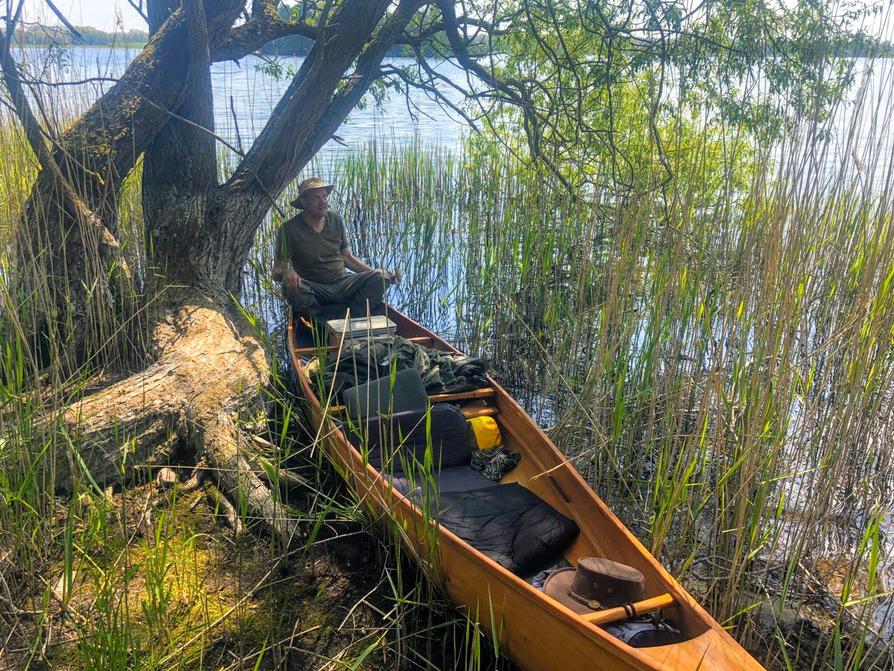 Pause bei Wahlstorf am Lanker See