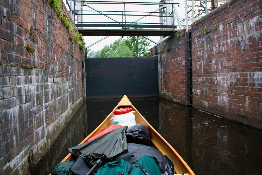 Beginn Drahendorfer Spree, Schleuse Neubrück