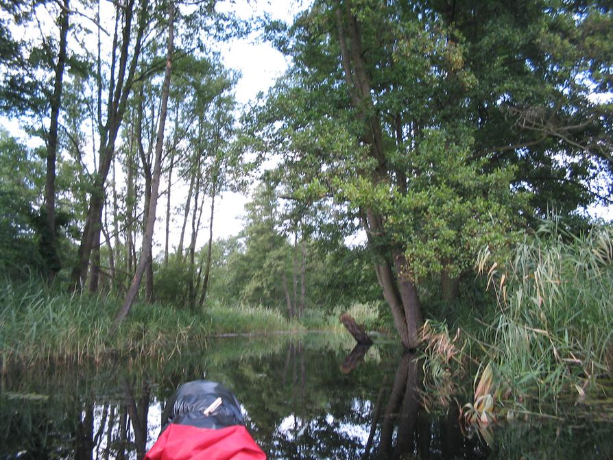 kleines Fließ zum Wentowsee beim Schloß Tornow