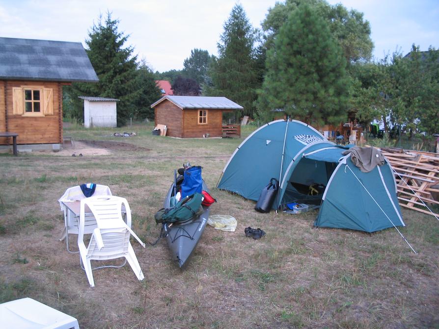 beim "Wasserwanderrastplatz" Altfriesack