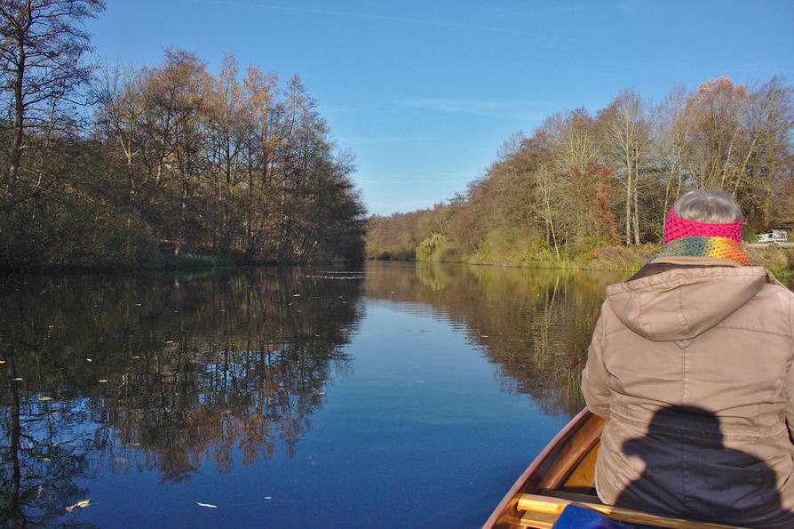 auf dem Eider-Ring-Kanal