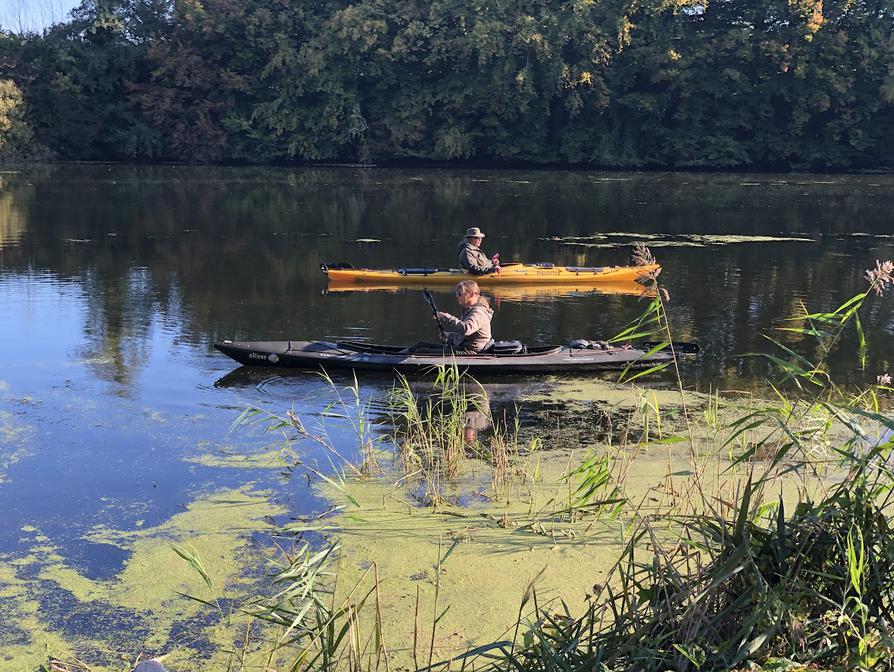 Start auf dem Rosensee