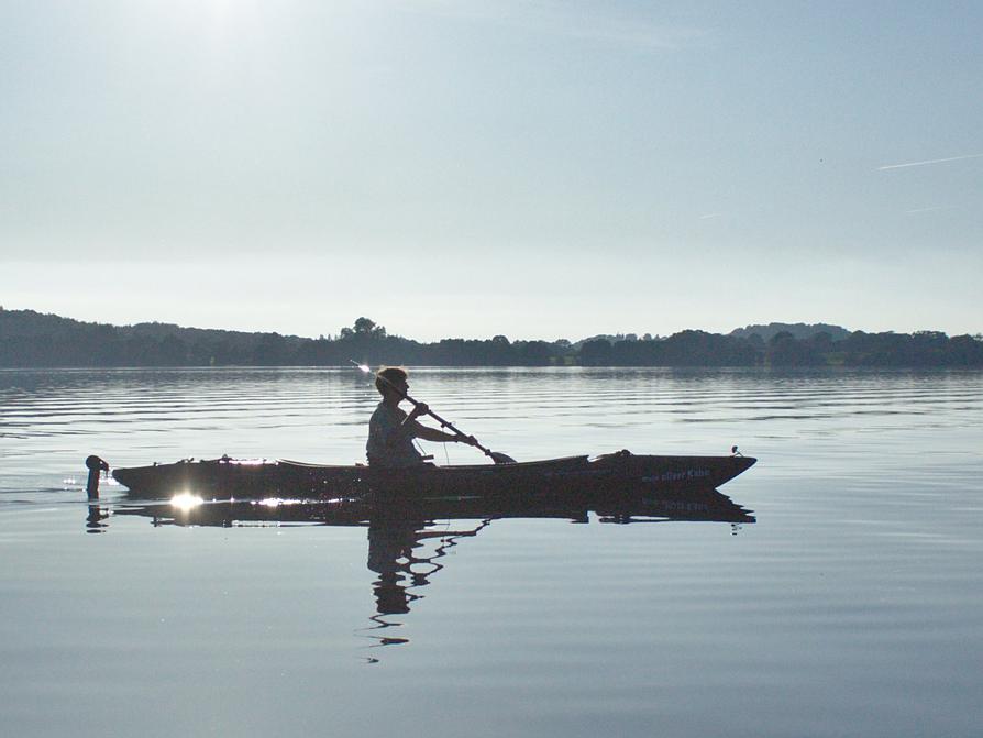 Katrin auf dem Behler See