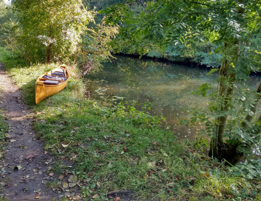 Ende einer schönen Kanutour in der Wildnis