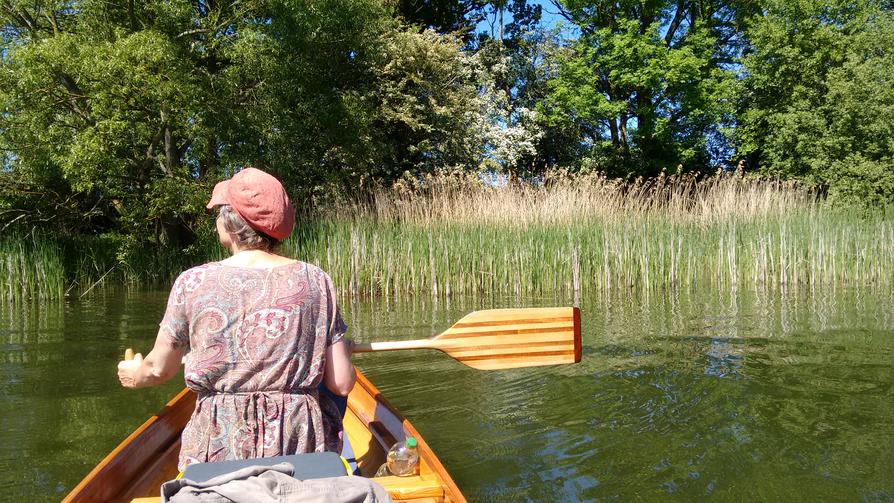 auf dem Kirchsee in Preetz