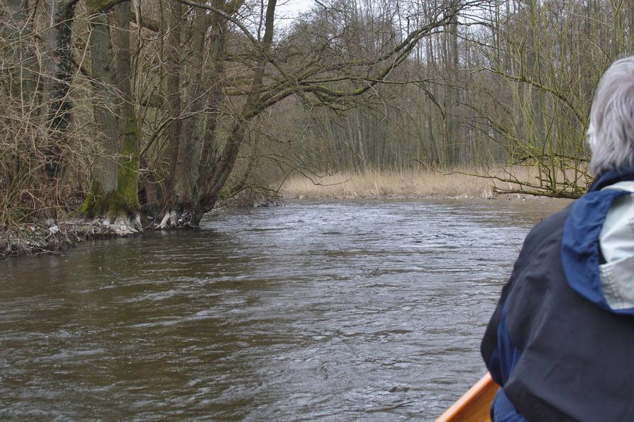 starke Strömung beim Totenredder starke Strömung beim Totenredder