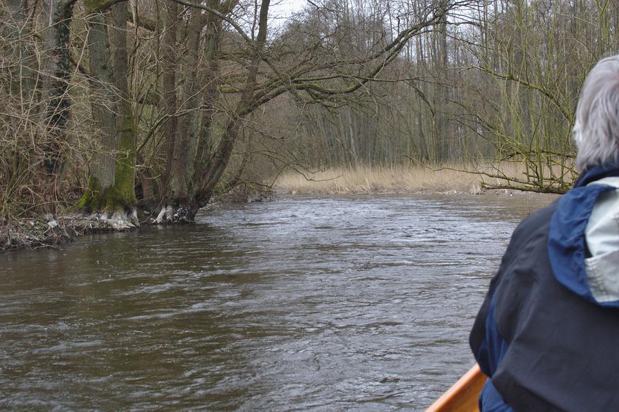 starke Strömung beim Totenredder