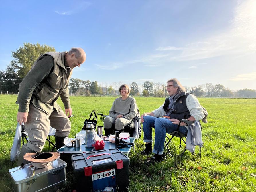 Pause am Großen Plöner See nahe dem Viererseegraben