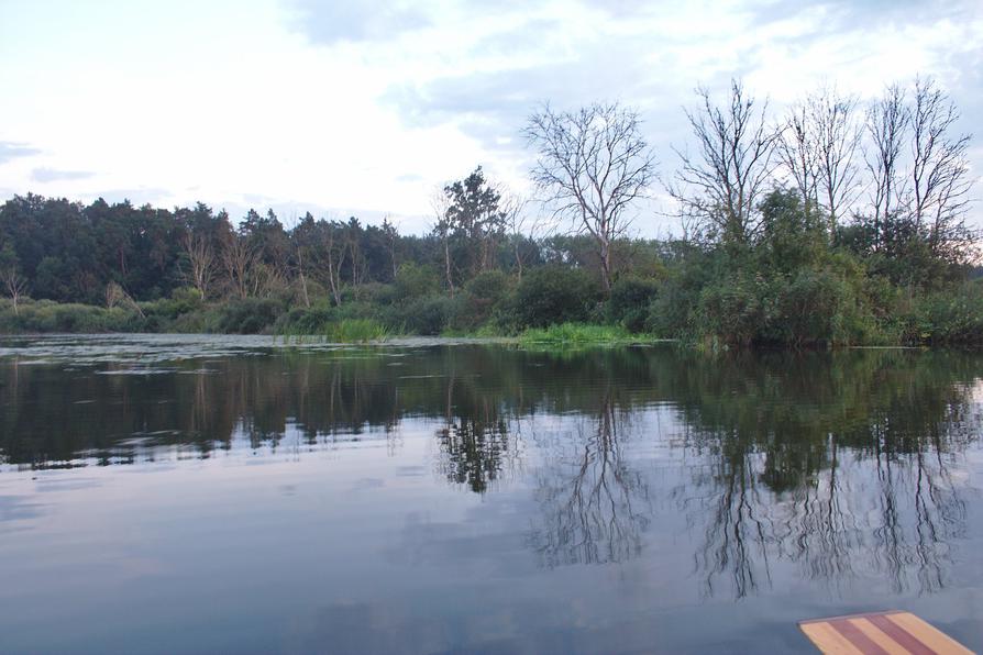 malerischer Abend auf der Peene malerischer Abend auf der Peene