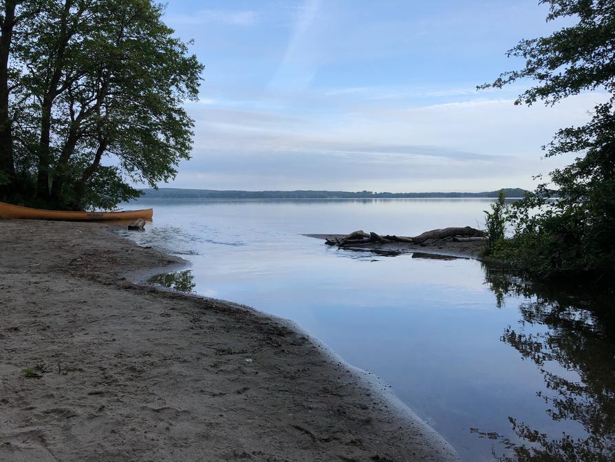 Einmündung des Viererseegrabens in den Großen Plöner See