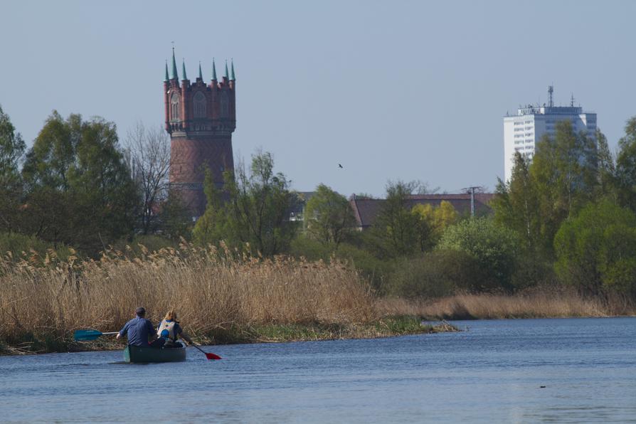 Warnow vor Rostock