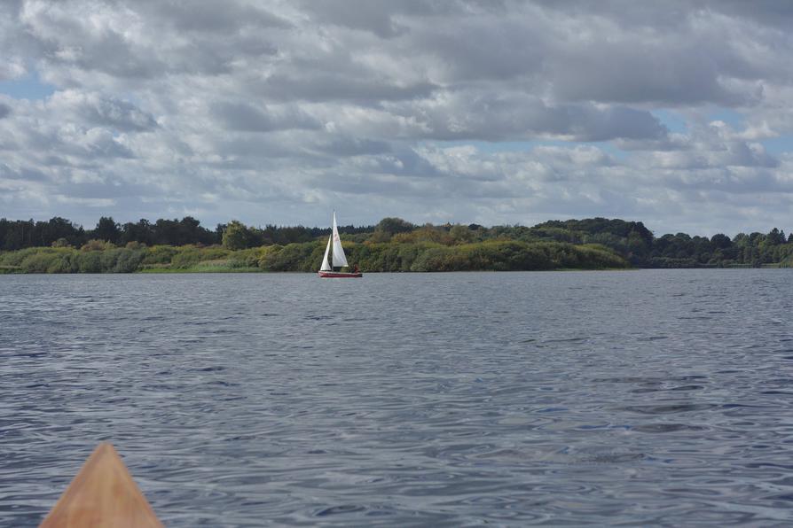 Segeljolle auf dem Lanker See bei Preetz Segeljolle auf dem Lanker See bei Preetz