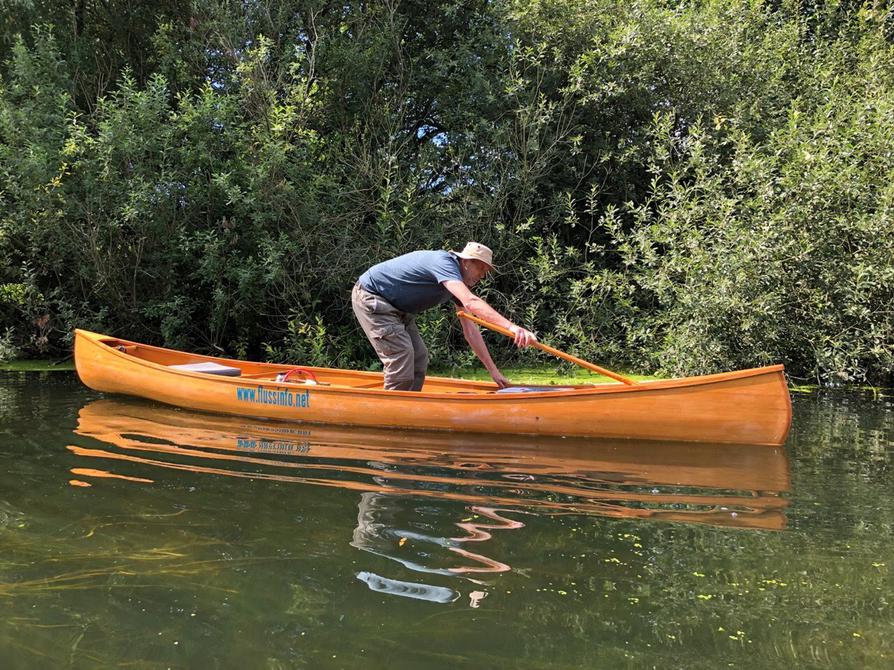 warum ich ein Boot benutze und kein Kajak (Jagdboot der Inuit)