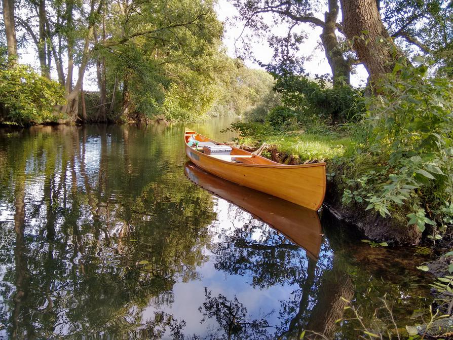 Pause an der Spitze der Insel bei Klausdorf