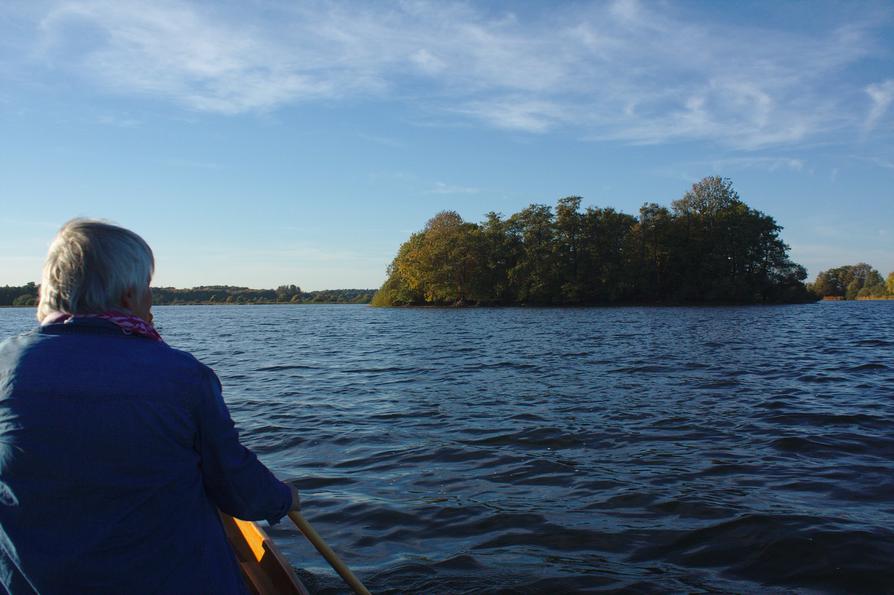 Sonneninsel auf dem Lanker See