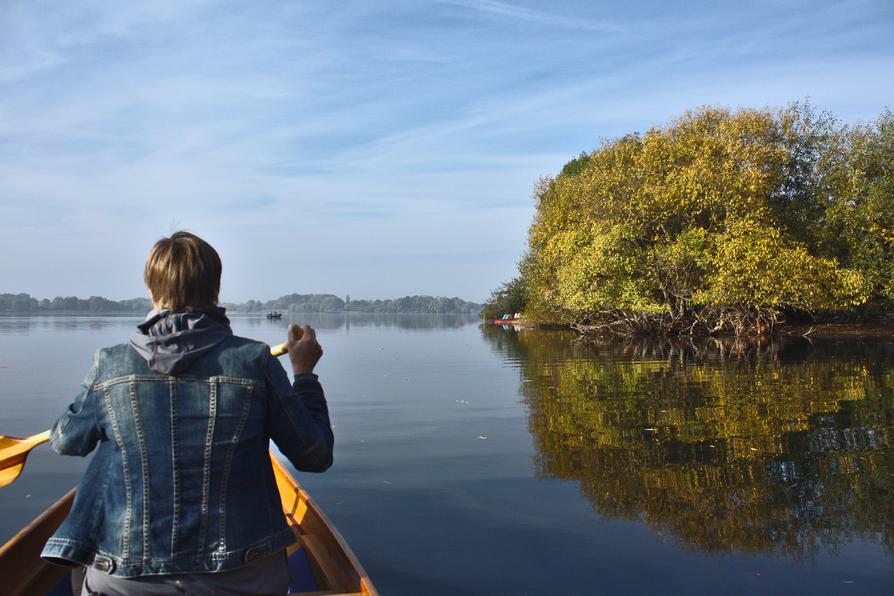 Halbinsel auf dem Kleinen Plöner See Halbinsel auf dem Kleinen Plöner See