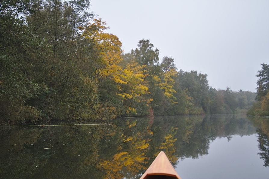 Eider-Ring-Kanal im Nebel