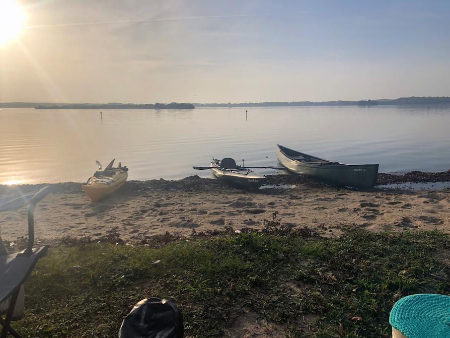 Pause auf dem Campingplatz Ruhleben