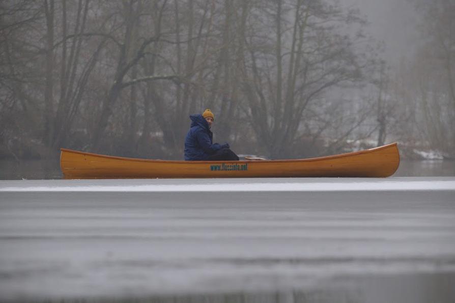 Winterpaddeln auf dem Rosensee