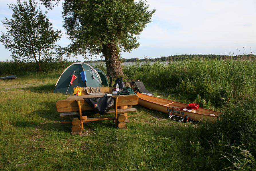 Campingidyll in Plaue