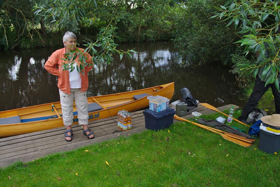 Fertig zum los Paddeln