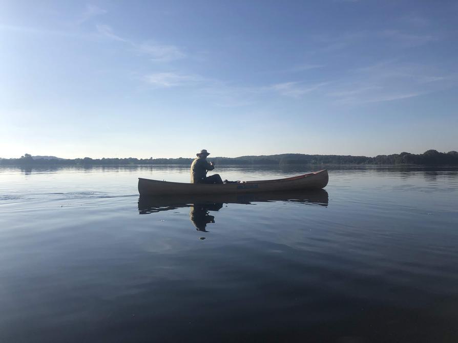 Jürgen auf dem Dieksee