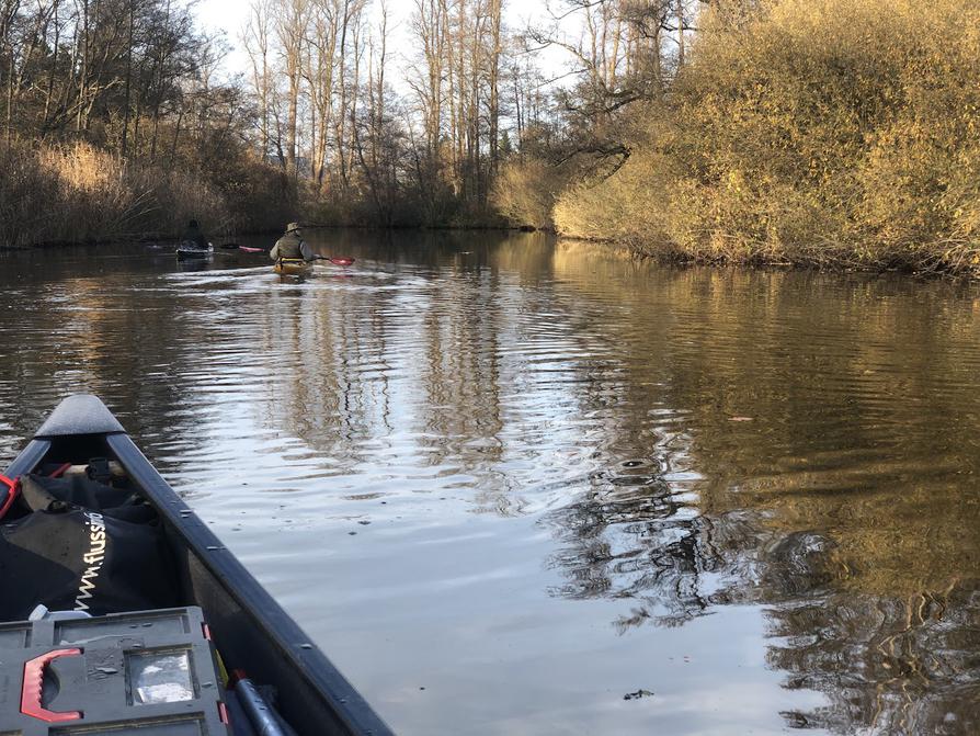 Rückfahrt auf der Schwentine