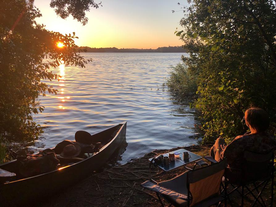 Sonnenaufgang über dem Kleinen Plöner See