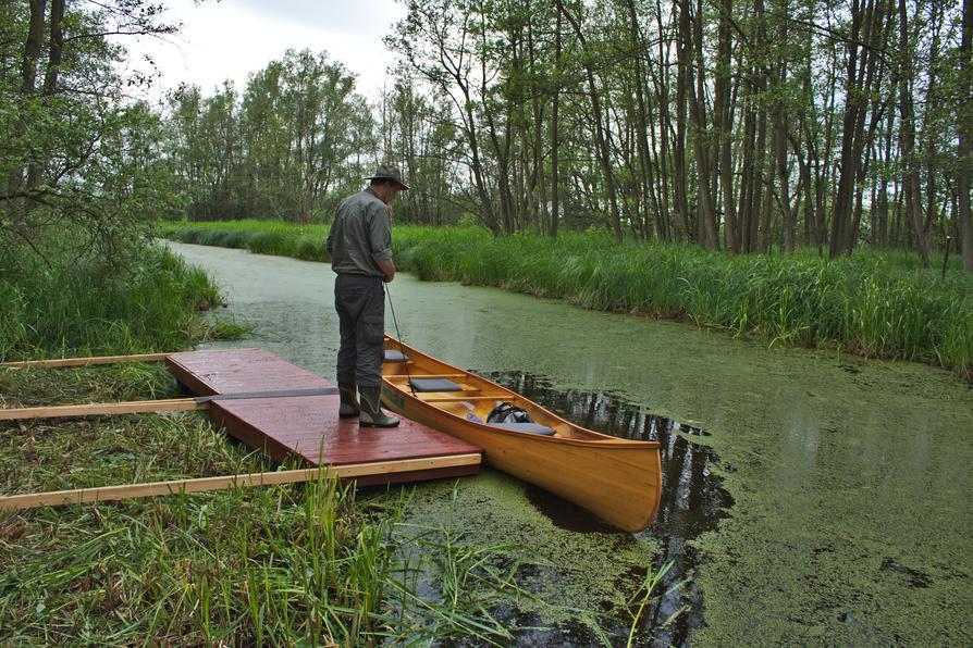 Peene, Stichkanal zur Villa Eden