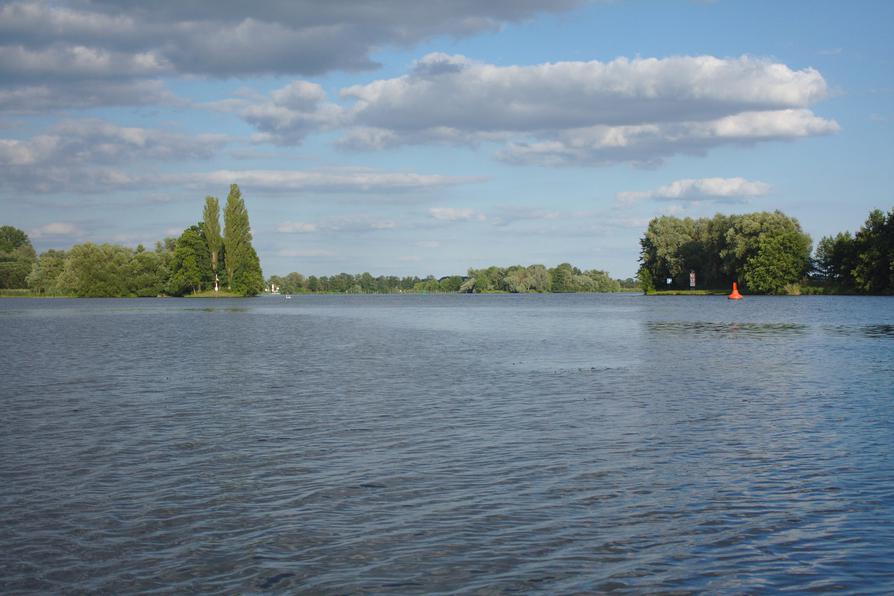 drei Wasserstraßen fließen hier zusammen