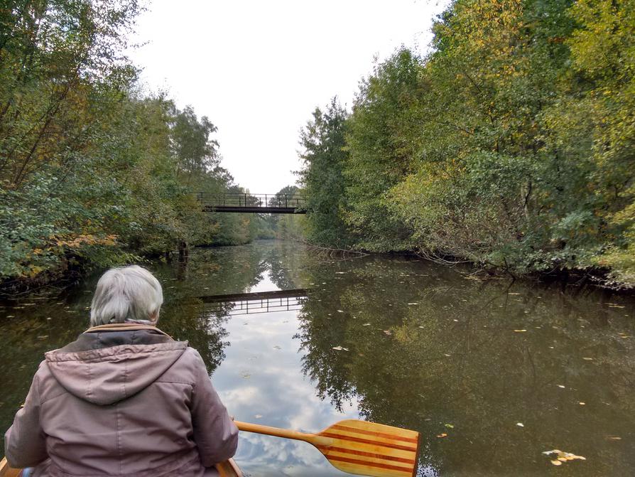 auf dem Breitenburger Moorkanal